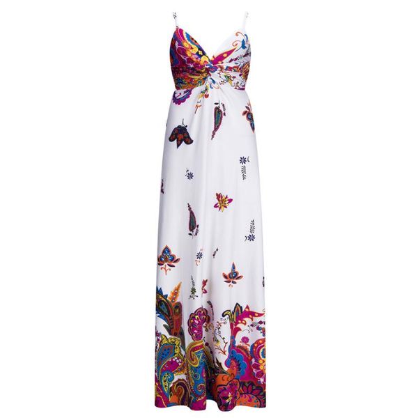 

2020 new summer beach dress women long maxi dress lady fashion bohemian vacation long quality cool, Black;gray