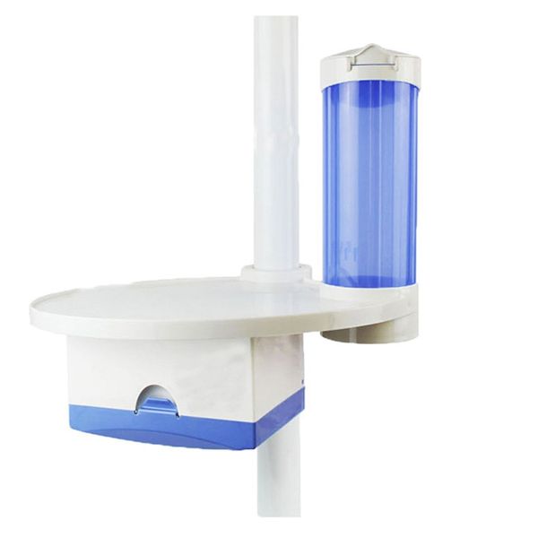 

1 pcs dentistry parts dental chair scaler tray placed additional units disposable cup storage holder with paper tissue box