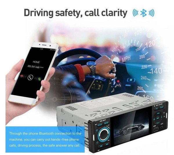 

1080p car mp5 player car stereo multimedia 4.1 inch touch screen autoradio bluetooth hands-radio audio player mp3