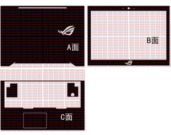 

kh lapcarbon fiber leather sticker skin cover protector for asus rog zephyrus gm501gm gm501gs gm501 gl504 15.6