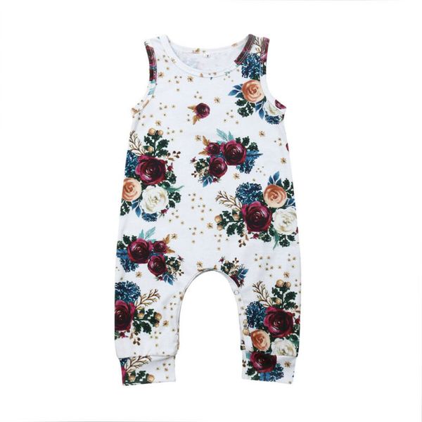 

newborn infant baby girl romper jumpsuit summer outfit clothes playsuit, Blue