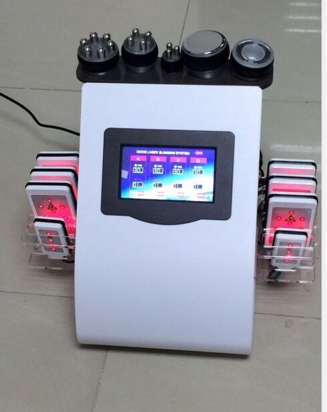

6 in 1 face lift rf lipo laser slimming ultrasonic cavitation lipo laser machine for sale
