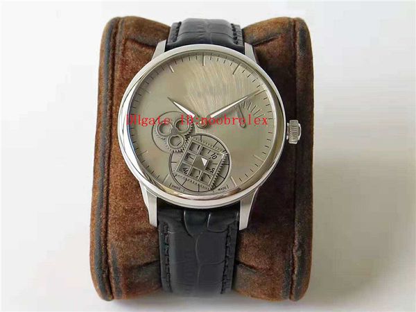 

AM V2 Masterpiece Часы швейцарские автоматические движения 28800 полуколебаний Ковка процесс волочения проволоки сталь 316L Корпус сапфировое Италия кожаный ремешок