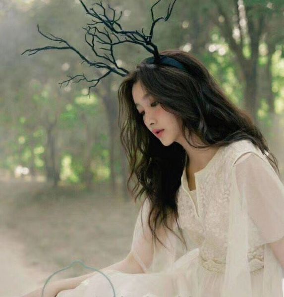 

christmas hairband for women exaggerated hair accessories forest department antler jewelry decoration studio stage party jj19837, Silver