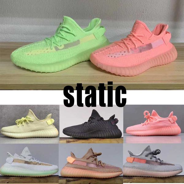 

new running shoes hyperspace v2 black green clay static synth true form glow in the dark brand sneakers nite jogger size 36-46