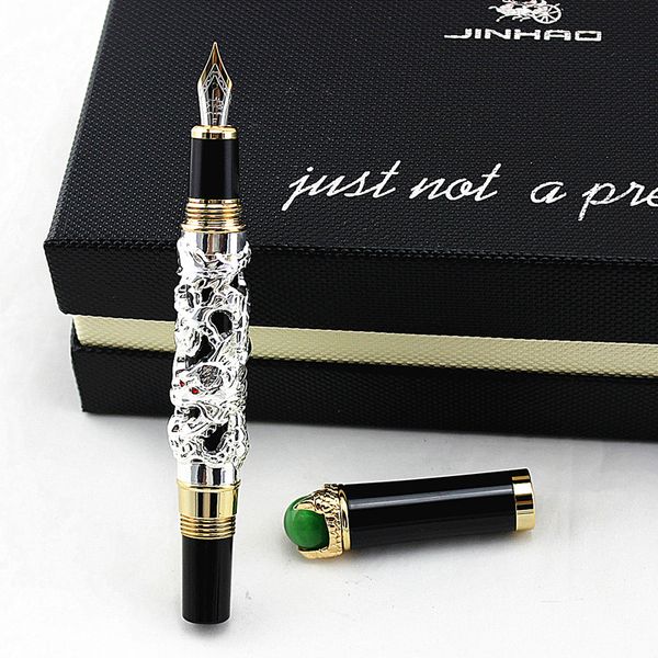 

jinhao green gem eastern dragon gift pen business office pen fountain new