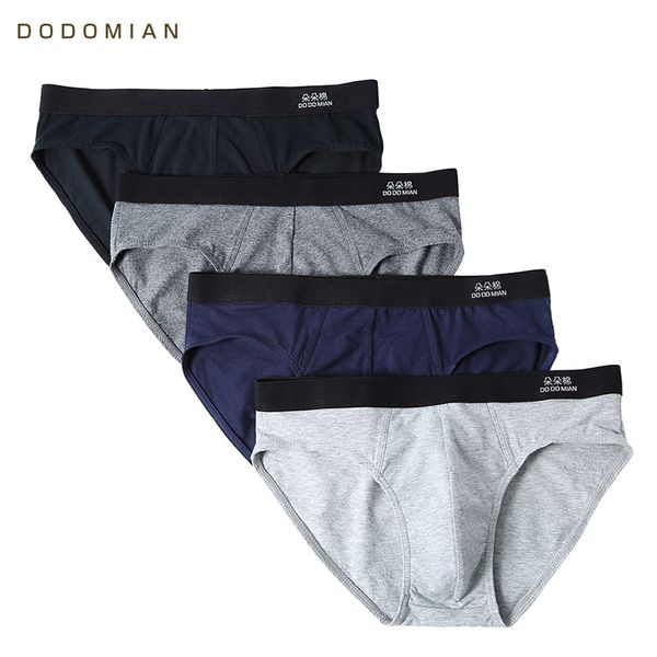 

men briefs 4pcs\lot cotton men underwear plus size cuecas soft underpants boys panties, Black;white