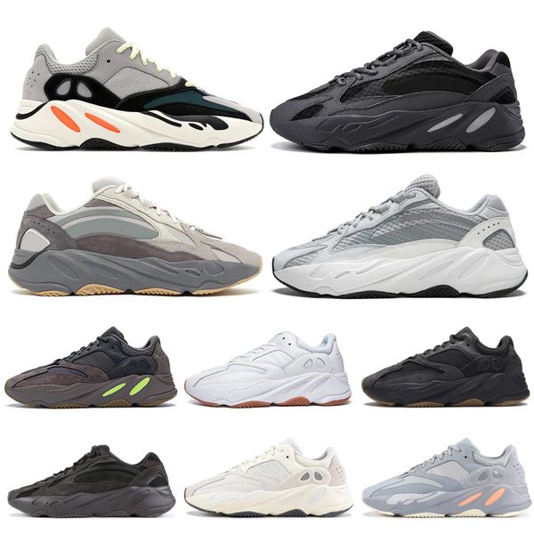 

Yeezy 700 V2 Boost Wholesale Kanye West Wave Runner Vanta Tephra Solid Grey Men Women Running Shoes Sports Sneakers 36-45