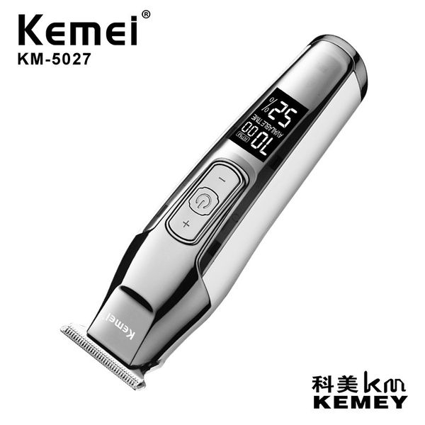 

kemei professional hair clipper display 0mm baldheaded beard trimmer men's electric hair cutting machine haircut elektrorasierer bwkf u