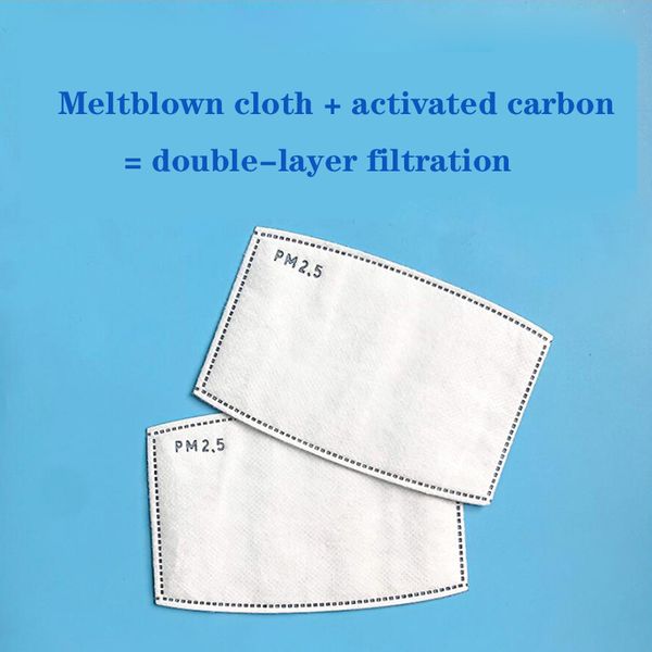 

активированный уголь 5-слои сменная маски фильтра вставка для маски бумаги haze рот рм2,5 фильтры бытовой защитный аэродинамическим способом