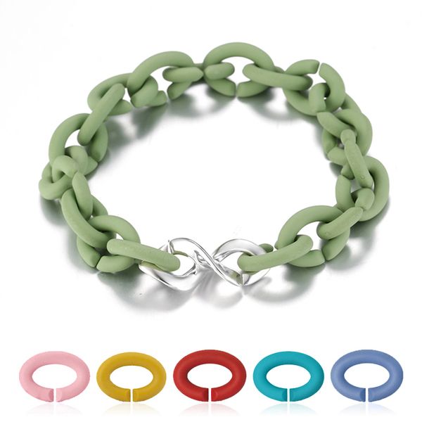 

10 color personality combination 925 sterling silver star bead hard rubber family couple bracelets for women men fashion jewelry, Golden;silver