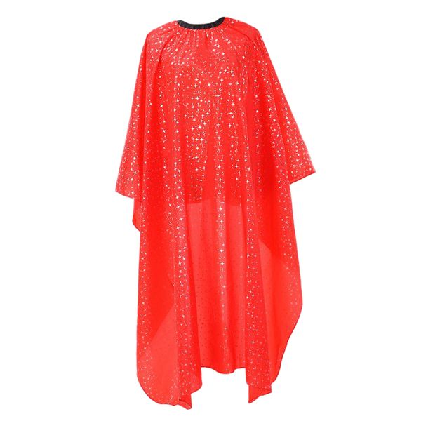 

salon barber hairdresser hair cutting cape gown hairdressing cloth red