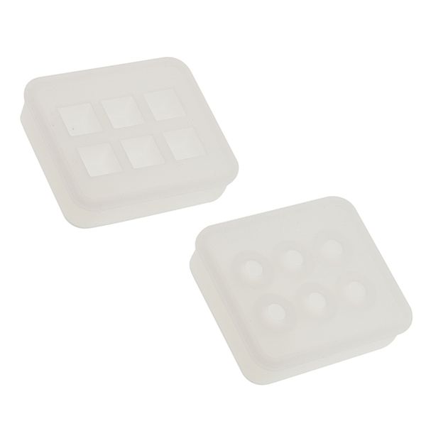 

2 pieces mixed shape silicone diy molds for resin jewelry making craft tool
