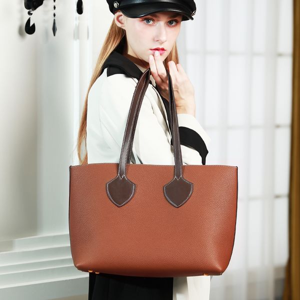 

new designer luxury handbags purses women's bags leather diagonal cross-body handbags europe and america large capacity bucket bags 909