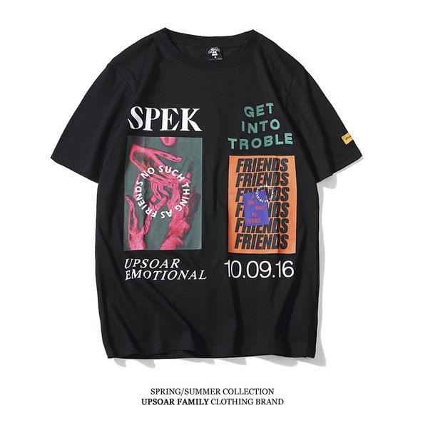 

2020 new arrival designer t shirt for men & women fashion mens loose tees casual women letters print street style couple t-shirt size s-3xl, White;black