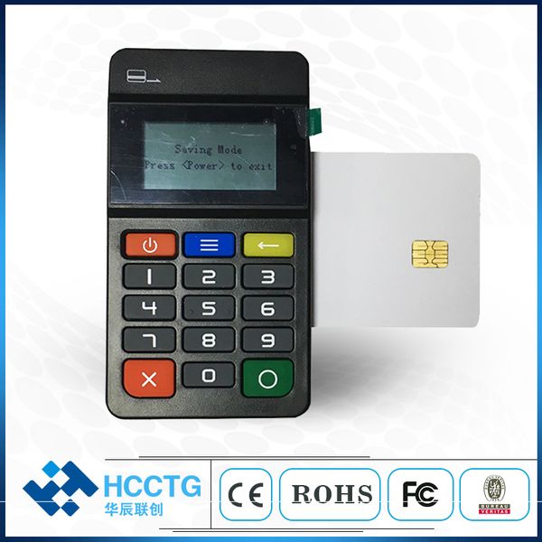 

mpos мобильный платежный терминал с поддержкой клавиатуры ic / nfc / магнитный android handheld nfc emv card reader для южной африки hty711