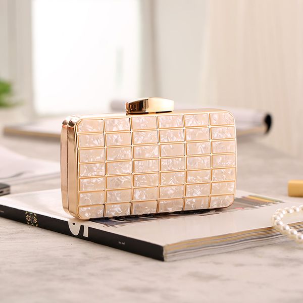 

pearl pattern patch dinner bag evening dress dinner banquet bag diagonal package