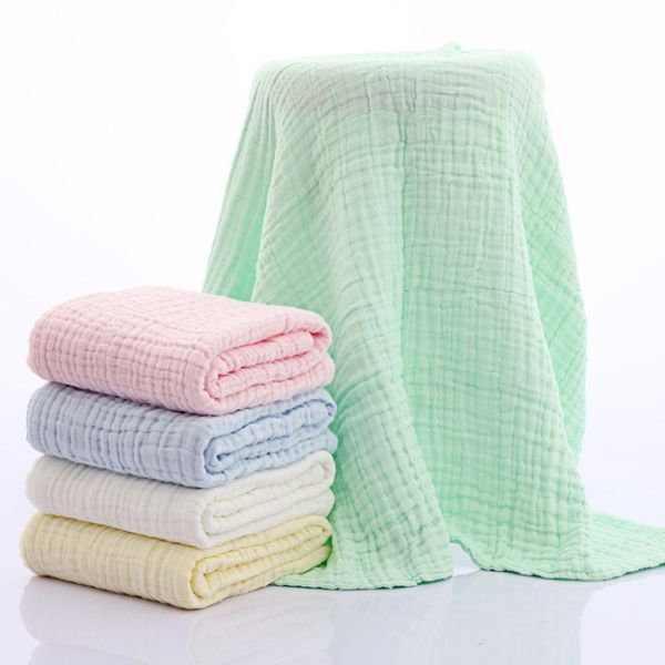 

cotton muslin blanket swaddle blankets for baby soft newborn baby bath towel multi functions wrap kids bed