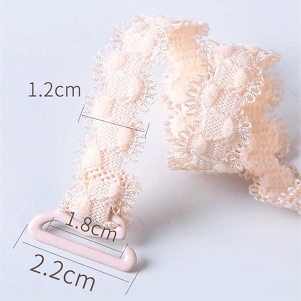 

2 pairs lace shoulder strap women's decorative shoulder bra belt baldric adjustable wedding party bride intimates for girls, Black;white