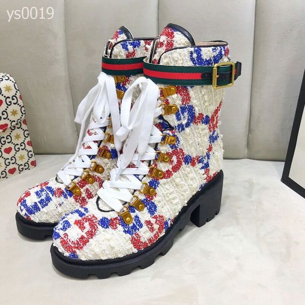 

2019 personality autumn and winter martin boots women's comfortable fashionable mid-heel comfortable short boots factory direct sales, Black