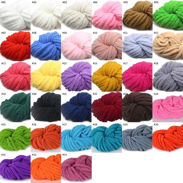 

250г super soft warm chenille одеяло пряжа грубый шерстяной пряжи вязание одеяло, Black;white