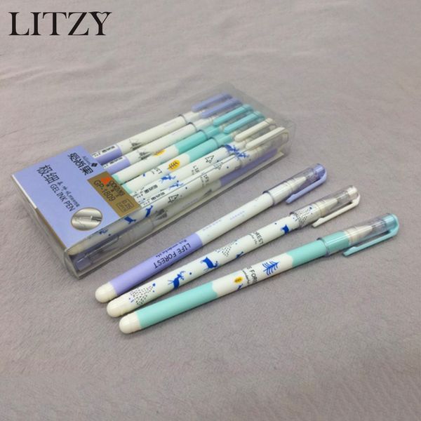 

0.25mm kawaii animal deer gel pen cute deer ball pens for student writing tools office school supplies stationery gifts
