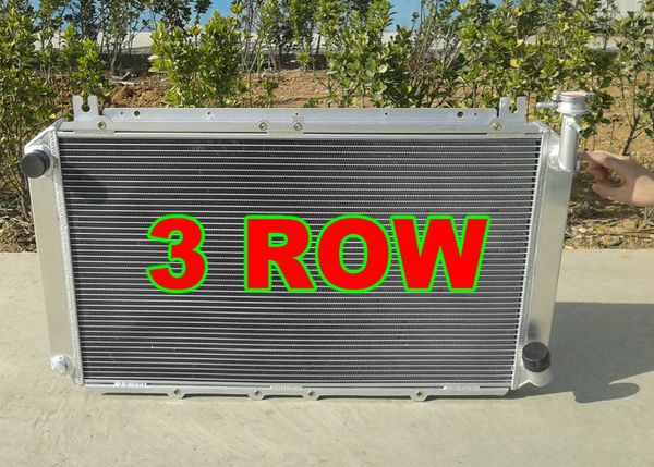 

3rows gpi new 3 row 52mm aluminum radiator for gq y60 4.2l petrol mt 1987-1997
