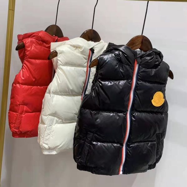 

2019 марка М дети зима вниз жилет перо weskit куртки дети случайные жилеты пальто вниз