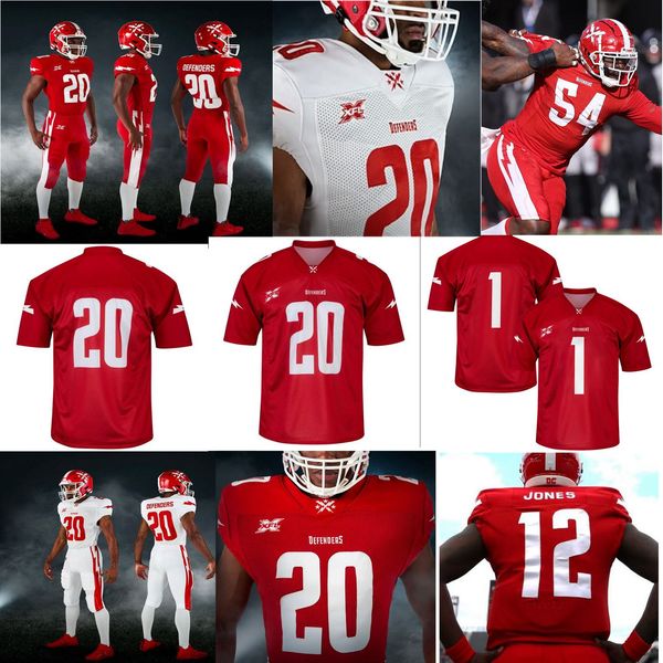 

2020 dc defenders jerseys desmond lawrence jersey jrahim moore cole boozer sam montgomery doran grant xfl football jerseys custom stitched, Black;red