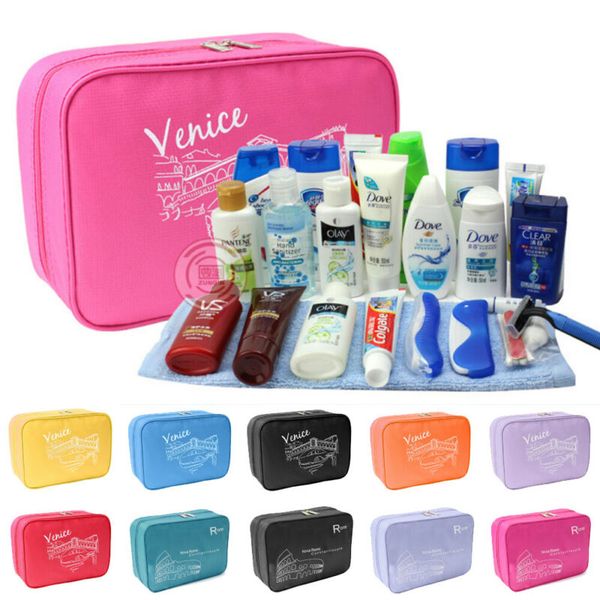 

high capacity fashion portable hanging toiletry bag large cosmetic bag makeup pouch waterproof travel organizer
