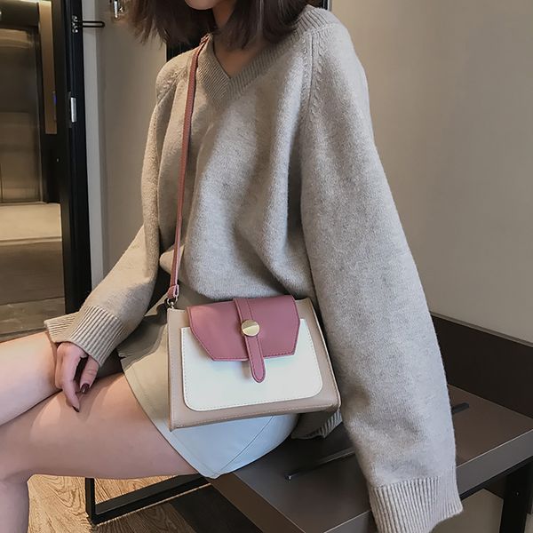 

women contrast color wild wide shoulder strap shoulder bag crossbody bags for women messenger bag bolsa feminina#35#30