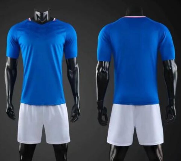 grosso personalizado jérsei Conjuntos de futebol vestuário personalizado com Uniforme na Shorts kits de Homens Sports malha Desempenho ostenta o jérsei perto