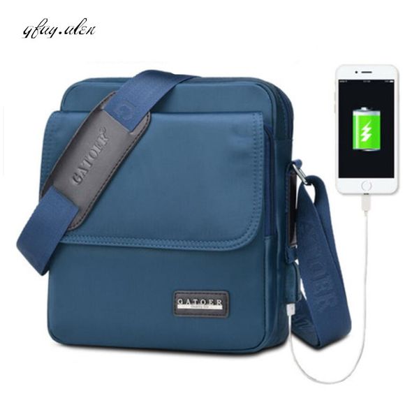 

10 inch usb oxford business male waterproof messenger bag men briefcase document handbag satchel portfolio handy shoulder bags