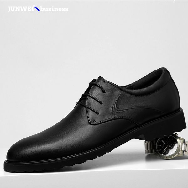 

men's boat footwear fashion genuine leather loafers casual moccasins comfortable men party dress shoes size 38-46 a4, Black