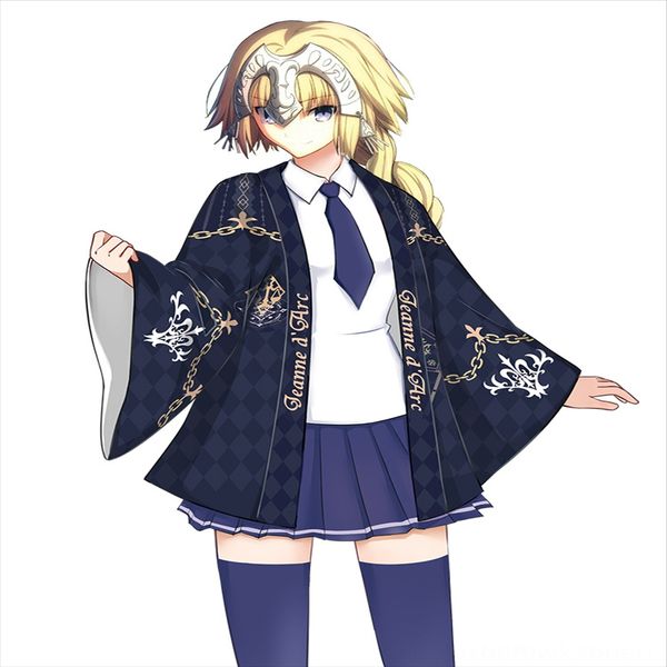 

japanese fa second dimension te animation surrounding joan kimono club bathrobe club of arc feather woven joan of arc bathrobe kimono steame, White