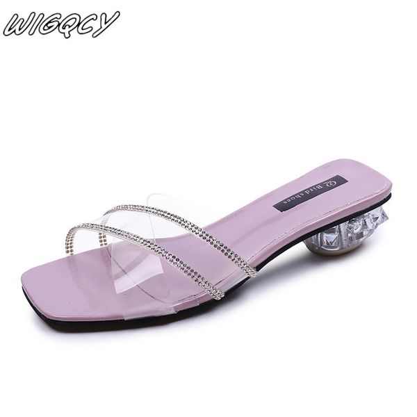 

fashion women's rhinestone sandals shallow mouth fish mouth comfortable set of feet non-slip outdoor walking party sandals, Black
