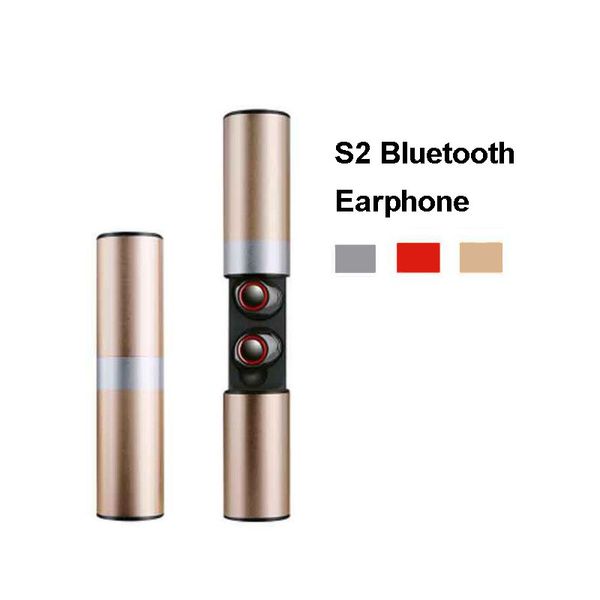 

S2 TWS Magnetic Wireless Earphone Waterproof Bluetooth Headset With Charging Box for iPhone X Xr Xs Max 8 7 Plus Android Samsung 30pcs