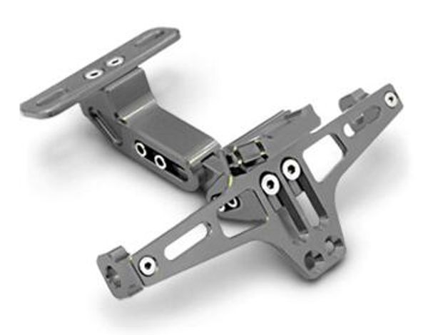 

led motocycle light rear tail license plate frame for bws r25 r3 mt03 msx gray