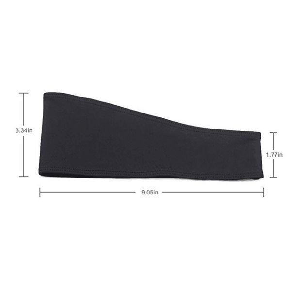 

women sport headband moisture wicking wide non slip sweatband gym yoga h7jp