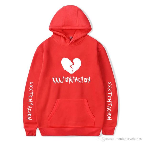 

xxxtentacion men women r.i.p rapper hoodies fans american fleece sweatshirts, Black
