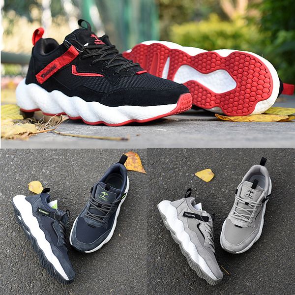 

designer treeperi basfboost wave runner men women shoes paris triple-s runner casual sneakers traines fashion platform luxury shoes, Black