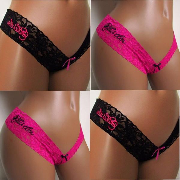 

2020 womens designer sezy explosion models in europe and america slim solid color lace embroidery underwear wholesale, Black;pink