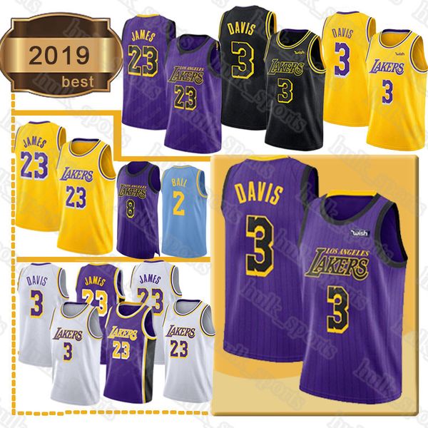 

james davis jersey bryant lebron kobe anthony ingram kuzma ball 2019 basketball jerseys, Black;red