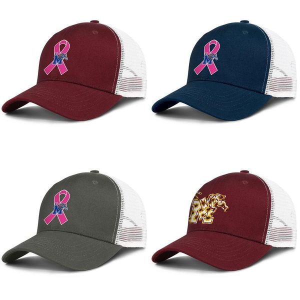 

memphis tigers basketball pink breast cancer logo adjustable trucker cap dad fitted youth vintage baseball hat sunflower usa flag, Blue;gray