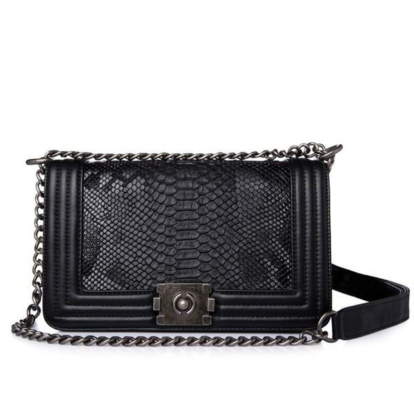 

brand fashion woman crossbody bag promotional ladies totes luxury pu leather handbag chain shoulder bag plaid women bag y190606
