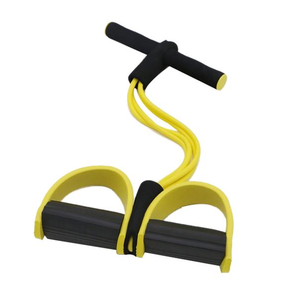 

fitness equipment four-legged pedal puller pedal yoga puller abdominal device beauty waist body fitness equipment - yellow