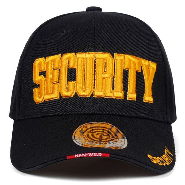 

2019 new security embroidery baseball cap hip hop snapback caps outdoor street cool fashion hat adjustable cotton daddy caps, Blue;gray