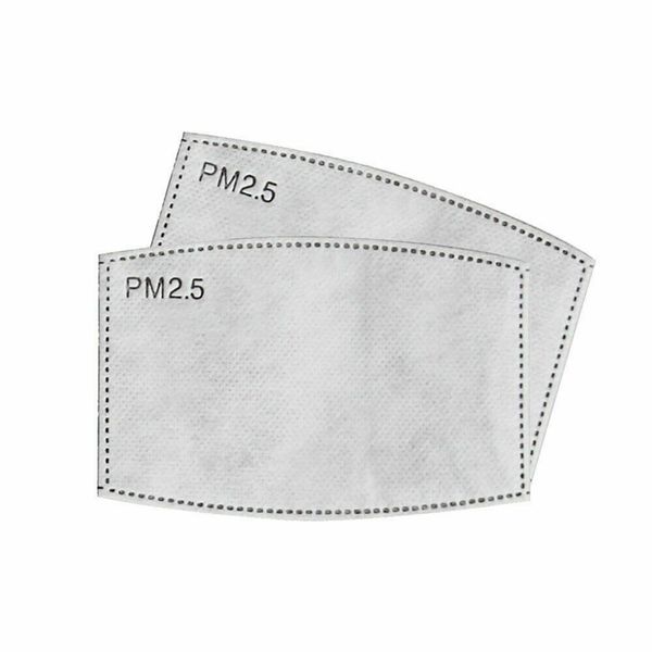 

PM2.5 Filter for Mask Anti Haze Mouth Mask Replaceable Filter-slice 5 Layers Non-woven Activated Carbon Filter face Masks Gasket