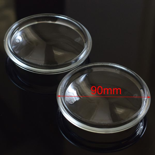 

2pcs round diameter 90mm fog lamps lights tempered glass anti-fog glass for mitsubishi l200 outlander grandis galant pajero colt