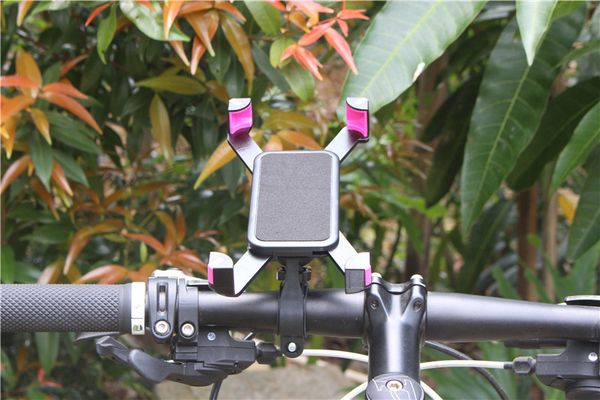 

jerefish bicycle accessories handlebar clip mount bracket mobile phone bike holder stand for iphone 5 5s 6 6s plus samsung case